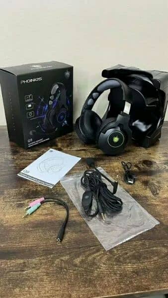 Phonikas Q9 Pro Gaming Bluetooth Headphones With External Mic 5