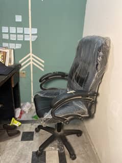 Revolving office chair almost new.