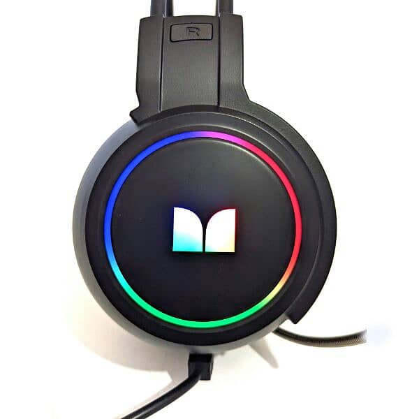 Monster Gaming Headphone RGB Lights With Mic and LED Lighting Effects 1