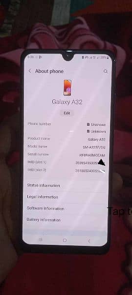 Samsung galaxy A32 gb 6/128 contact number 03182274807 8