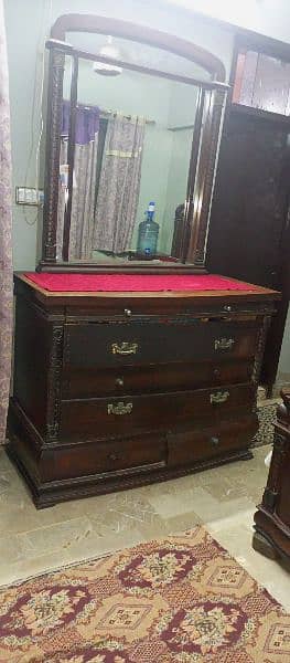 double bad, dressing table ,trolley 1
