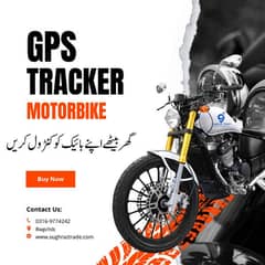 MotorBike GPS Tracker, PTA Approved With Life Time Application