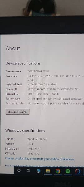Dell laptop latitude E5470 3