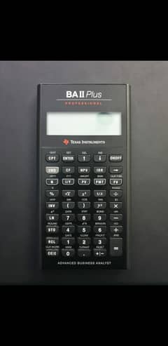 BA II Professional financial calculator