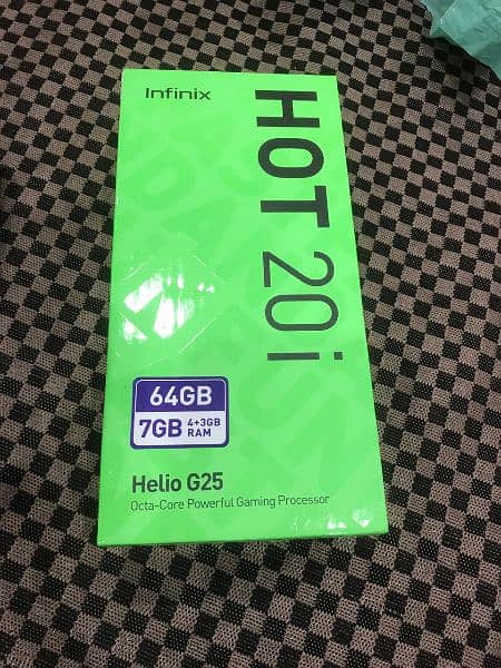 infinix hot 20i  10/10 condition 8