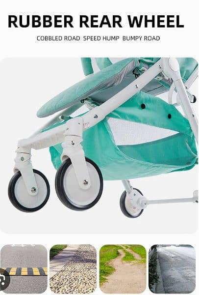 Travel friendly imported baby stroller pram best for new born  gift 3