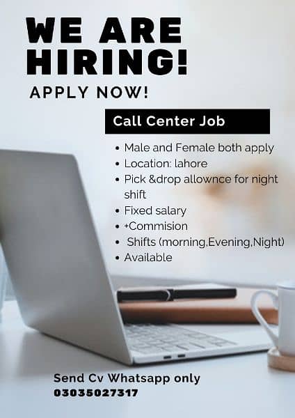 PART TIME CALL CENTER JOB IN LAHORE 0