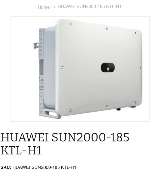 HUAWEI SUN2000-185 KTL-H1 1