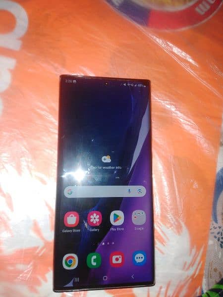 Samsung ultra 20 new 1 month used good condition 10/10 3