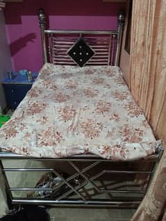 steel and iron single new bed contact number 03152516825