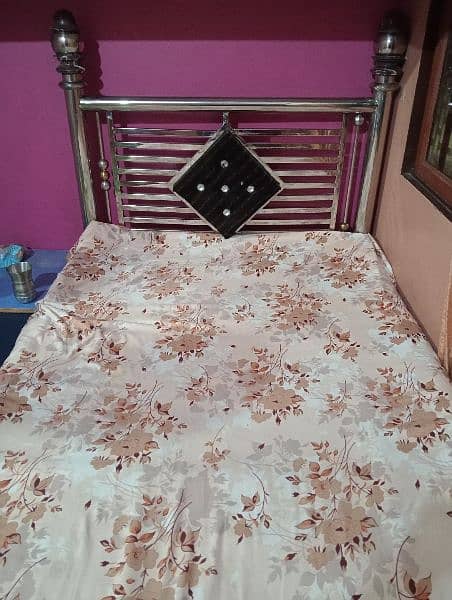 steel and iron single new bed contact number 03152516825 4