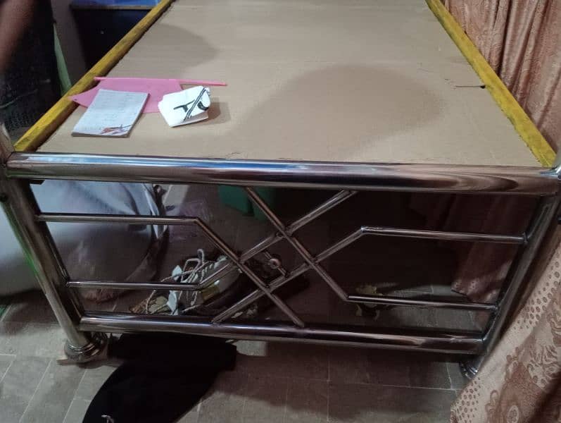 steel and iron single new bed contact number 03152516825 6
