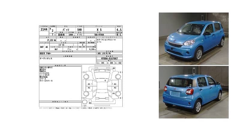 Toyota Passo XS 2020 4.5 Grade 3