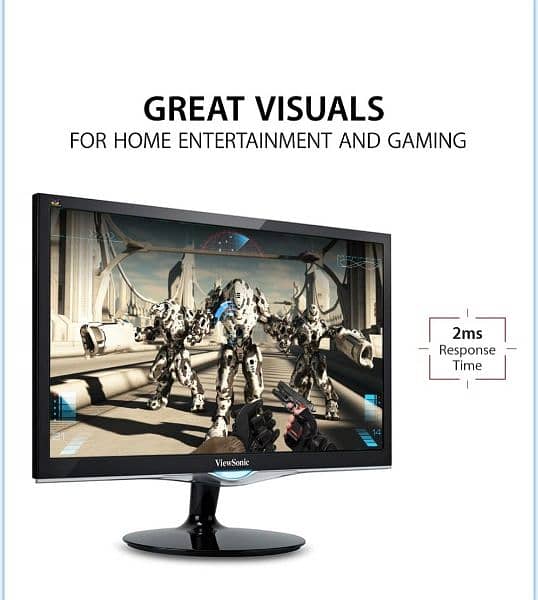 VX2452MH - 24" 1080p 2ms Monitor with HDMI, VGA and DVI 1