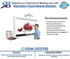 Brand-new interactive boards available for sale