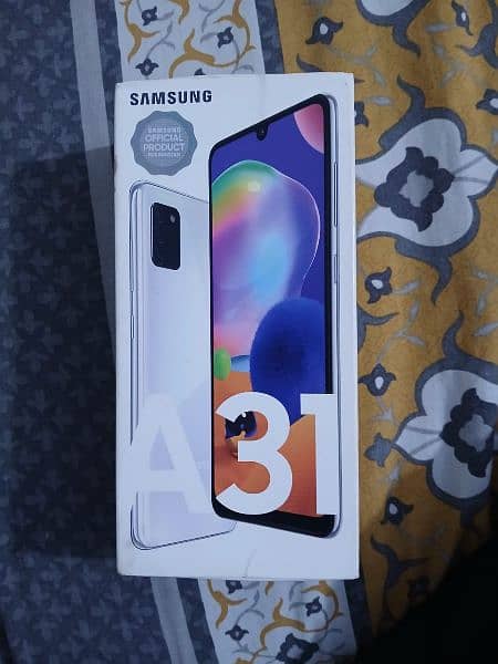 Samsung Galaxy a31 with box 3