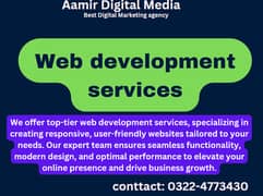 Web Development Services by Aamir Digital Media