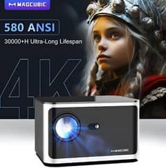 HY350 Android Projector Wifi And Bluetooth 580 Ansi Support 4k 0