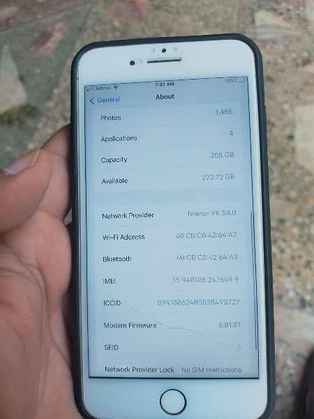 Iphone 8 Plus (256 gb) Pta Approved 2