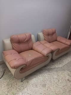 selling out 2 sofas and black tv trolly in a reasonable price