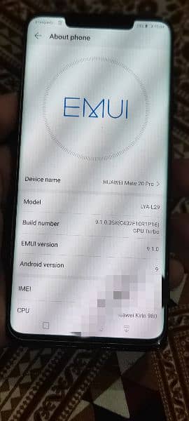 Hi guys iam seal my mobile phone Huawei mate 20pro 6gb ram and 128gb 7