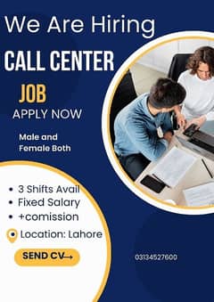 International and domestic call center job in lahore