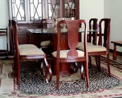 Beautiful Glass Dining Table Set 6 Chairs