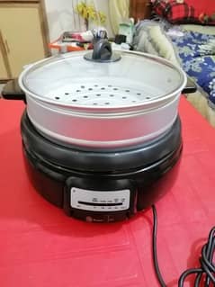 Rusel Hobs Electric Non-Stick Multi Cooker, Imported