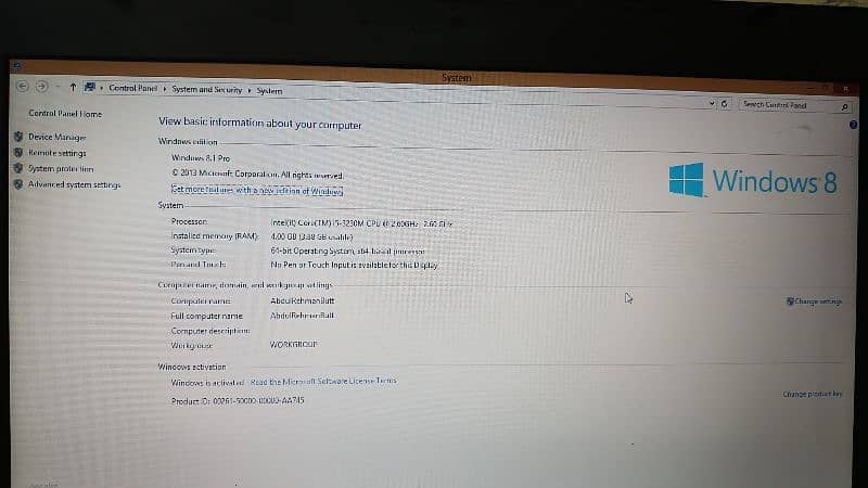 HP Probook 6470b Laptop For Sale Contact#:- 0/3/1/7/4/0/9/5/5/8/9 7