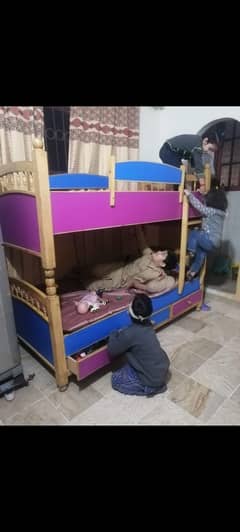 Colour bed for kids
