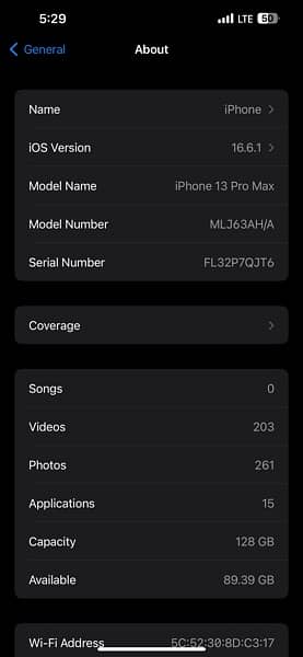 I phone 13 pro max 6