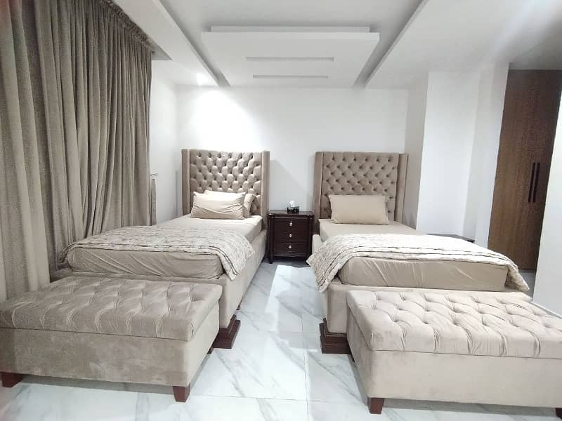 Furnished 2 Bedroom Fully Luxury Apartment available For Rent Gold Crest Mall And Residency Dha Phase 4 1