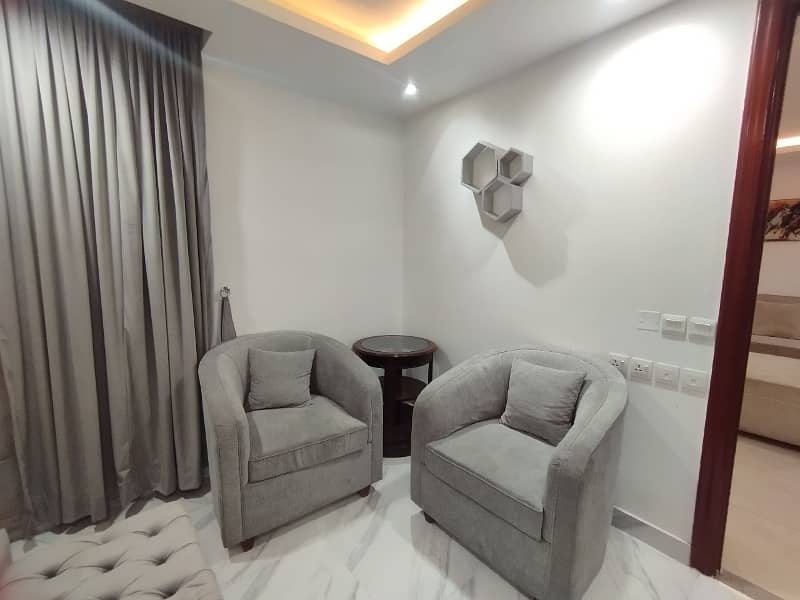 Furnished 2 Bedroom Fully Luxury Apartment available For Rent Gold Crest Mall And Residency Dha Phase 4 7