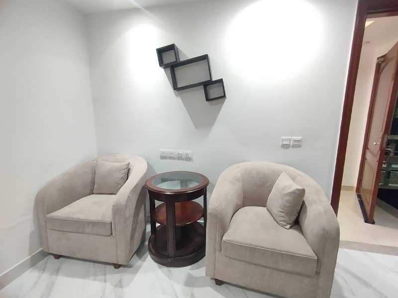 Furnished 2 Bedroom Fully Luxury Apartment available For Rent Gold Crest Mall And Residency Dha Phase 4 11