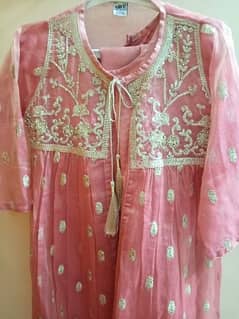 1maxi frock 1 suit size for maxi frock45 length chest17  suit size 34