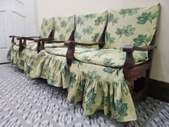Chair Set 4 Chairs with Cover and Cushions 0323-6342137 0