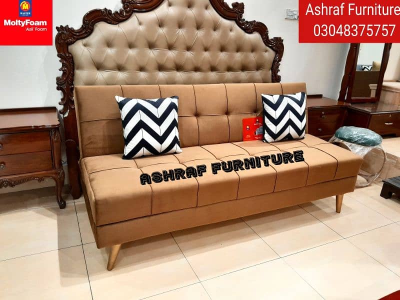 Molty| Sofa Combed|Chair set |Stool| L Shape |Sofa|Double Sofa Cum bed 6