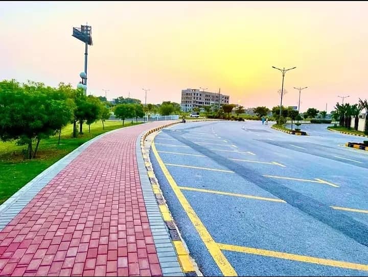 10 mrala residential plot available for sale in Sactor Faisal town B block Islamabad 5