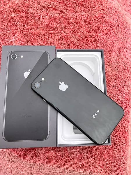 iPhone 8 64gb offical pta proved with box 2