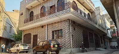 4 Marla corner completely double story House available for Urgent Sale in Allama Iqbal Road, ghari shahu