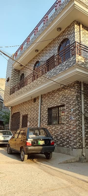 4 Marla corner completely double story House available for Urgent Sale in Allama Iqbal Road, ghari shahu 3