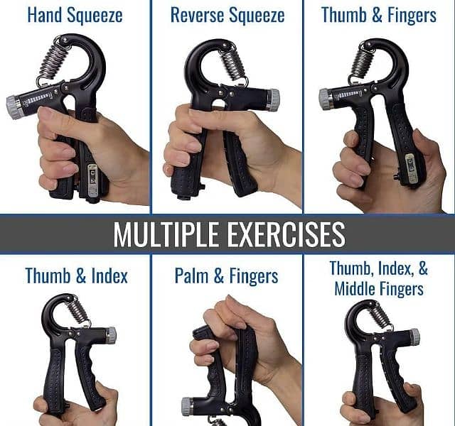Compact Hand Exercise Grip With Tracker 5