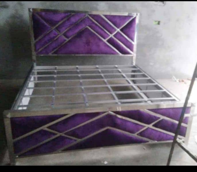 Steel Double Bed 3
