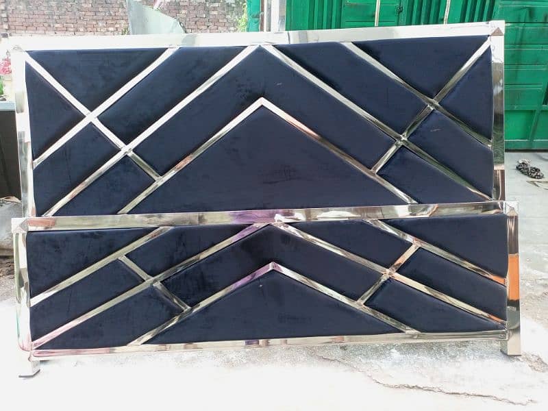 Steel Double Bed 9