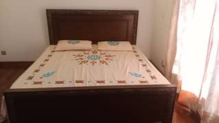 King Size Bed with Mattress for Sale