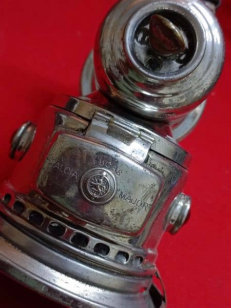 Antique Bicycle Lamp . Lucas Calcia Major 15