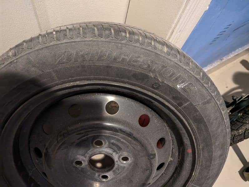 Vitz Spare Tyre with Rim 1