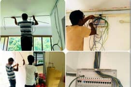 Professional Electrician available for home, office, solar electric wk