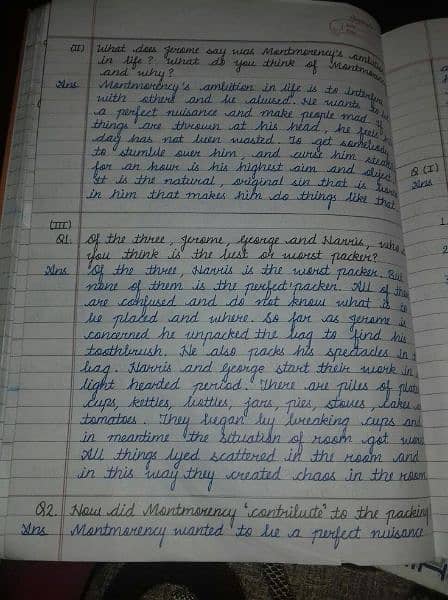 Hand written assignment work 6