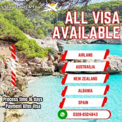 Visa | Airland | Australia | New Zealand | Spain | Albania | Work Visa